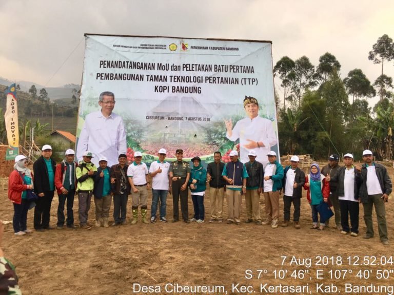 Taman Teknologi Pertanian (TTP) Kopi Dibangun di Desa Cibeureum, Kab. Bandung