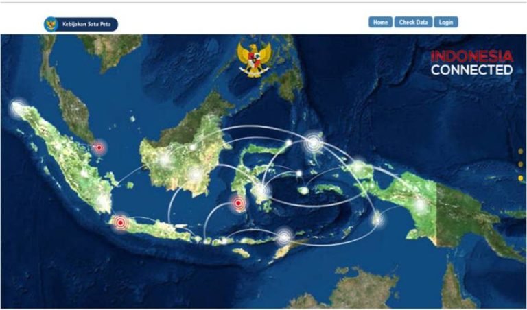 Presiden Jokowi Luncurkan Geoportal Kebijakan Satu Peta