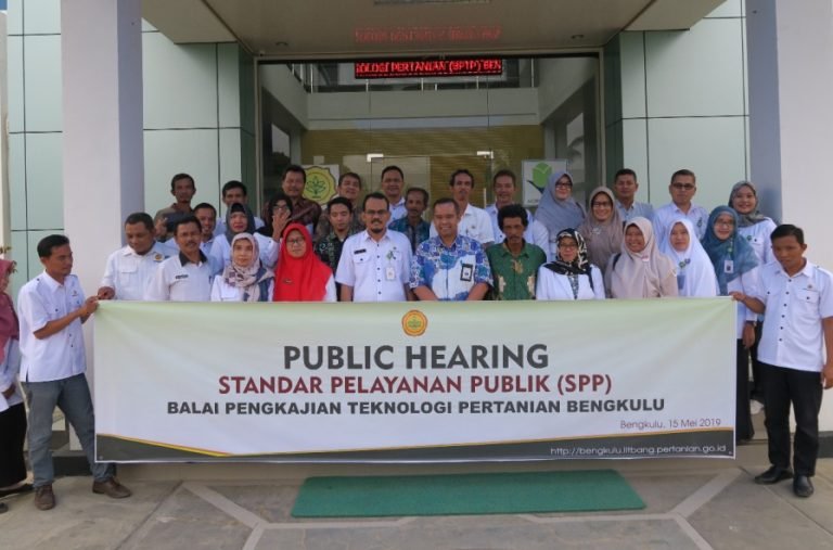Rumuskan Standar Pelayanan Publik, BPTP Bengkulu Gelar Public Hearing