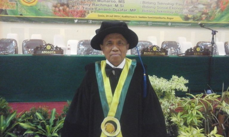 Prof. Dr. Ir. S Joni Munarso, MS Tekuni Pengembangan Teknologi Pascapanen