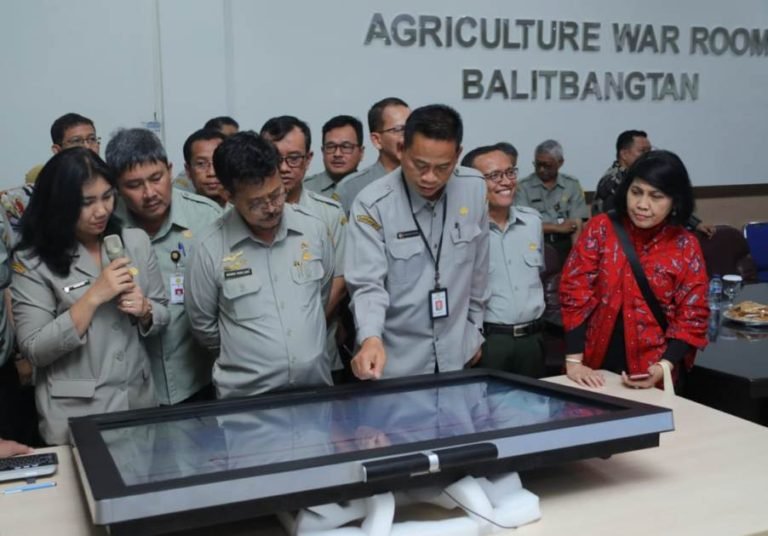 Di War Room Agriculture, Mentan Syahrul Menyapa Unit Kerja di Seluruh Indonesia