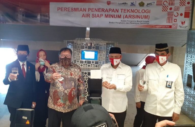 BPPT Hadirkan Teknologi Air Siap Minum di Masjid Istiqlal
