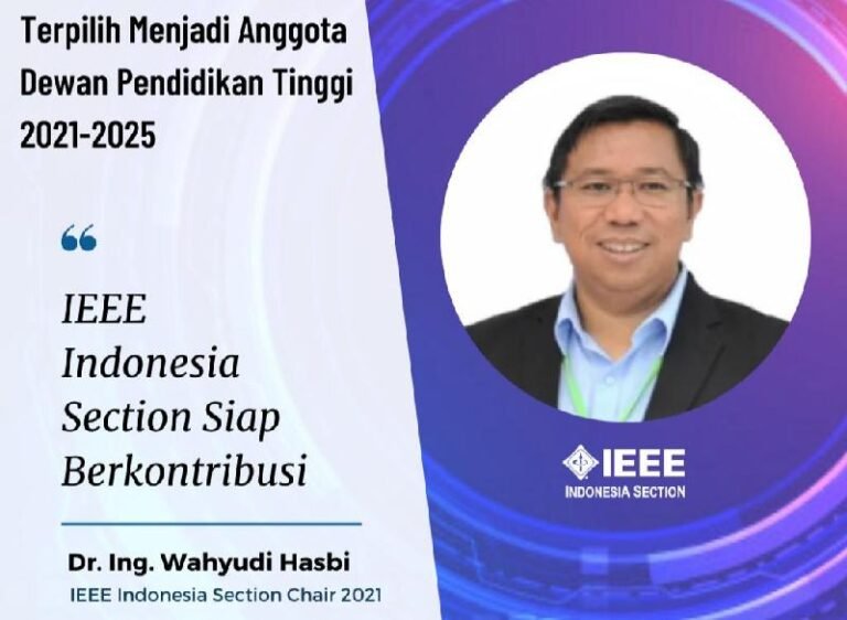 Ketua IEEE Indonesia Section Terpilih Jadi Anggota Dewan Pendidikan Tinggi 2021-2025