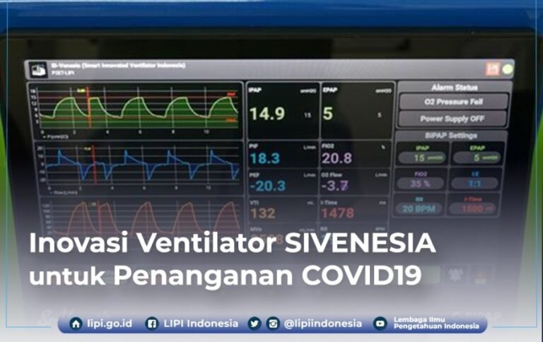 SIVENESIA, Ventilator CPAP dan BiPAP untuk Penanganan Covid-19