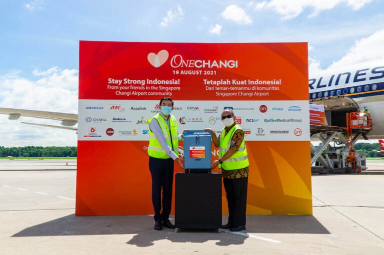 Komunitas Singapore Changi Airport Donasikan Konsentrator Oksigen