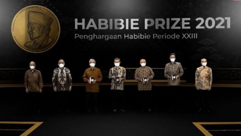 Empat Ilmuwan Raih Habibie Prize 2021