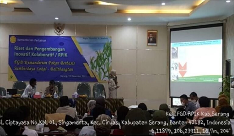 RPIK Kemandirian Pakan Berbasis Sumberdaya Lokal Komoditas Domba di Kabupaten Serang