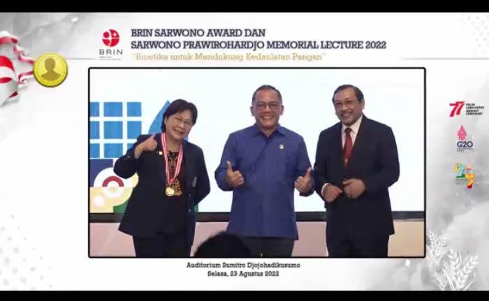 Prof. Hanny Wijaya, Pakar Pangan Fungsional Raih BRIN Sarwono Award