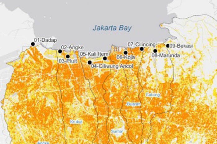 Mikroplastik di Muara Sungai Menuju Teluk Jakarta Meningkat Semasa Pandemi Covid-19