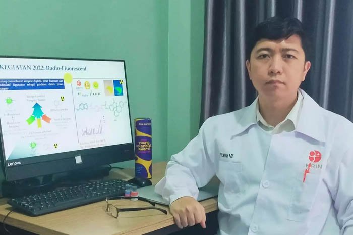 Kembangkan Senyawa Hybrid Radio-Fluorescent untuk Bedah Tumor, Hendris Wongso Raih Penghargaan Periset BRIN 2023