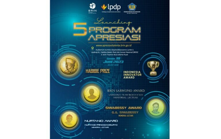 BRIN – LPDP Luncurkan Program Apresiasi Talenta Riset dan Inovasi Tahun 2023