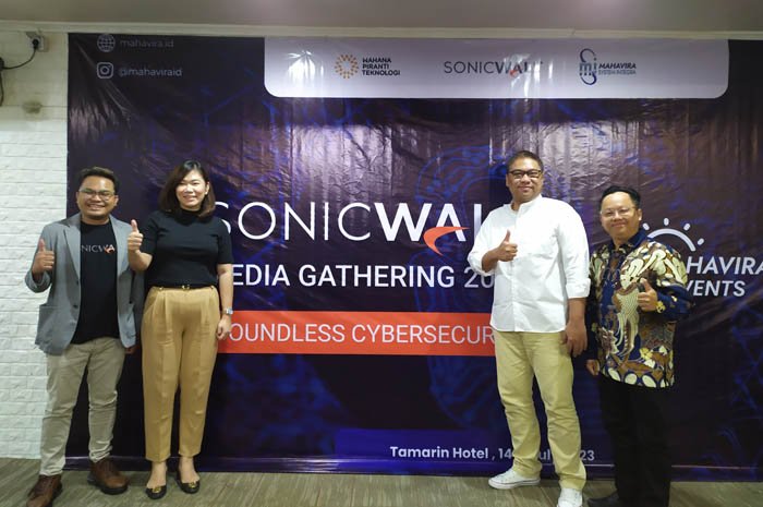 Wahana dan Mahavira Hadirkan SonicWall untuk Boundless Cybersecurity di Indonesia.