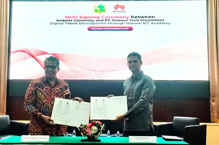 Huawei ICT Academy Tingkatkan Kapasitas Digital Universitas Andalas