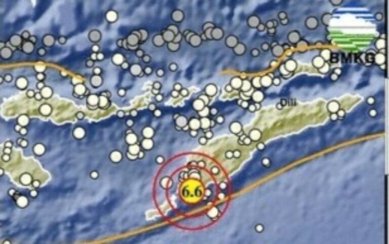 Gempa M6.6 Guncang Kupang NTT, Ini Pejelasan Badan Geologi