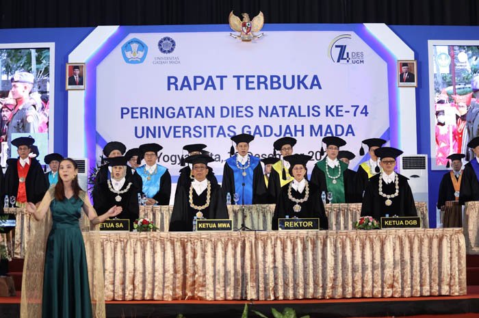 Dies Natalis ke-74, UGM Tekankan Komitmen Berkontribusi Aktif Wujudkan Indonesia Emas