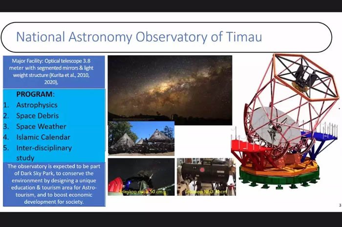 Observatorium Nasional Timau Bakal Beroperasi Pada 2024