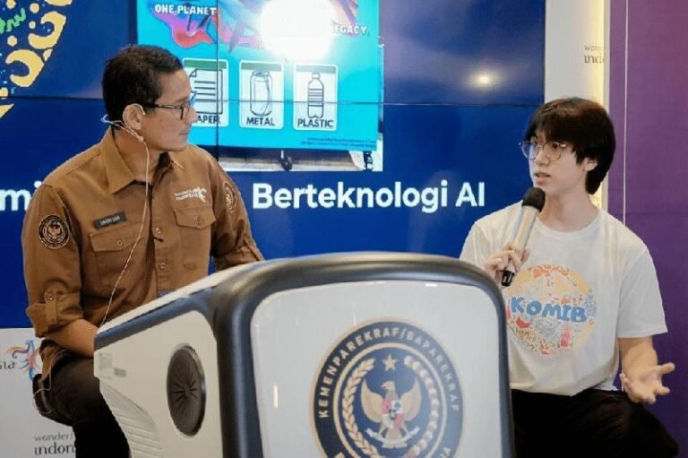 Komib Indonesia Hadirkan Mesin Pemilah Sampah Berteknologi AI