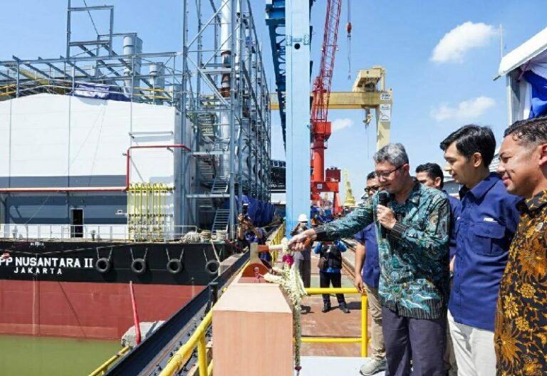 PT PAL Indonesia Luncurkan Kapal Pembangkit Listrik Terapung BMPP Nusantara II – 60 MW