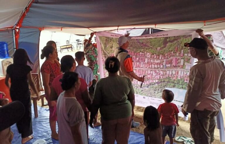 Tim Pemetaan BNPB Sosialisasikan Kajian Risiko Bencana Sekunder Erupsi Gunungapi Ibu