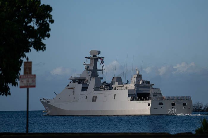 Arungi Ombak Pasifik, KRI REM-331 Buatan PT PAL Indonesia Bermanuver di RIMPAC 2024