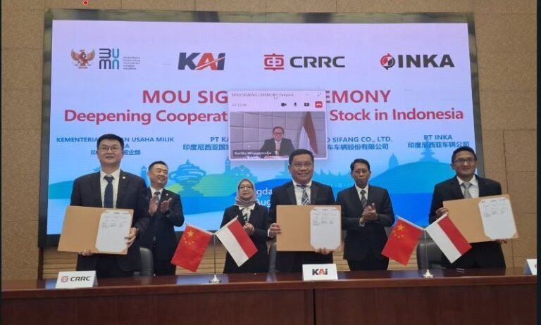 PT KAI, PT INKA, dan CRRC Qingdao Sifang Dalami Kerjasama Terkait Sarana Perkeretaapian di Indonesia