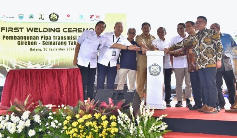 Proyek Pipa Gas Bumi Transmisi Cirebon-Semarang Tahap II Resmi Dimulai