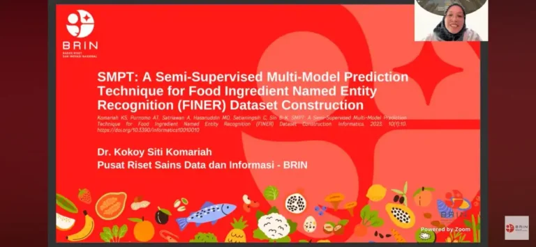 Lestarikan Kuliner Nusantara, BRIN Garap Teknologi Food Computing