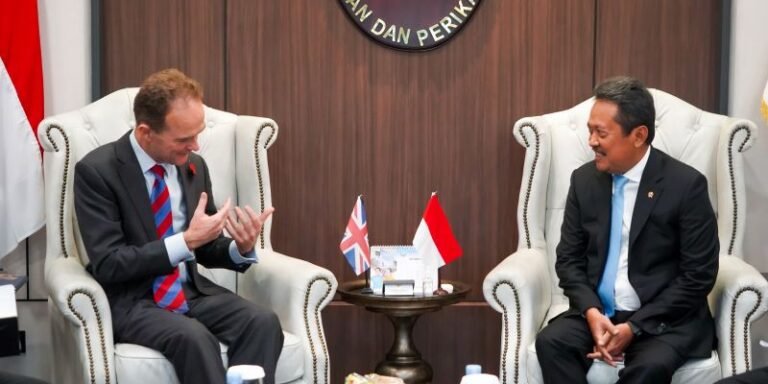 Indonesia – Inggris Bahas Kerja Sama Pembangunan Neraca Sumber Daya Laut