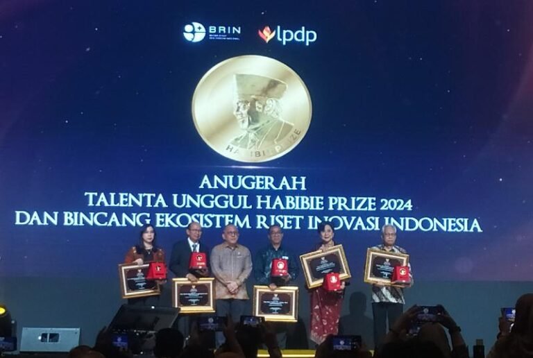 5 Ilmuwan Raih Penghargaan Habibie Prize 2024