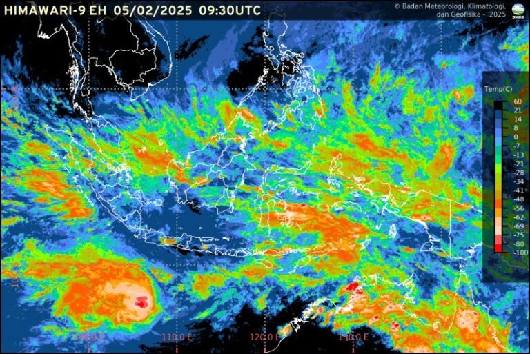 BMKG: Siklon Tropis dan Seruakan Dingin Pengaruhi Cuaca Indonesia Sepekan Ke Depan