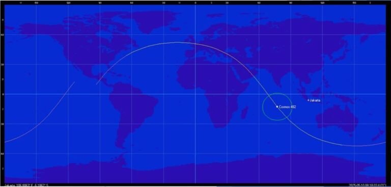 Berpotensi Jatuh di Wilayah Indonesia, BRIN Pantau Wahana Antariksa Kosmos 482
