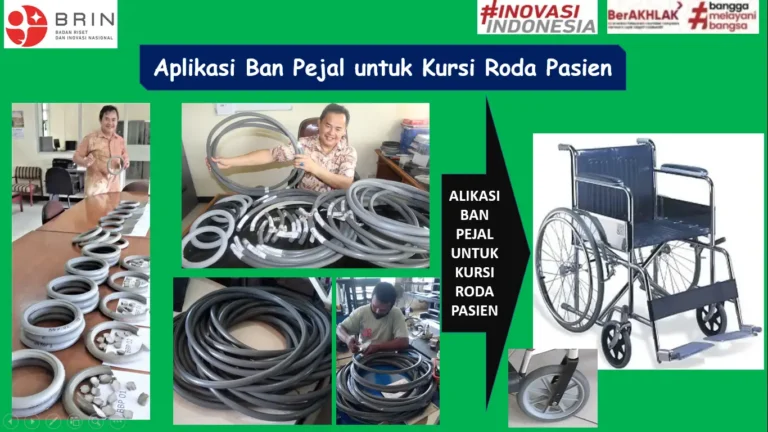 BRIN Kembangkan Ban Pejal Berbahan Baku Lokal untuk Kursi Roda