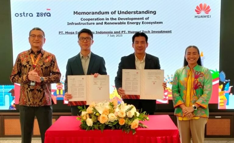 MEBI dan Huawei Sinergi Dukung Transisi Energi Bersih Indonesia