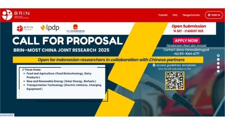 BRIN dan MOST Tiongkok Gelar Program Pendanaan RIIM Kolaborasi