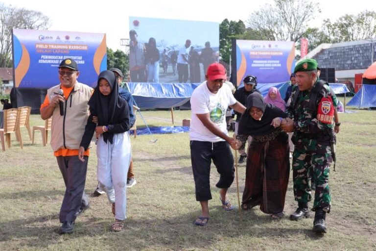 BNPB Gelar Geladi Lapang Komunikasi Risiko Penanggulangan Bencana
