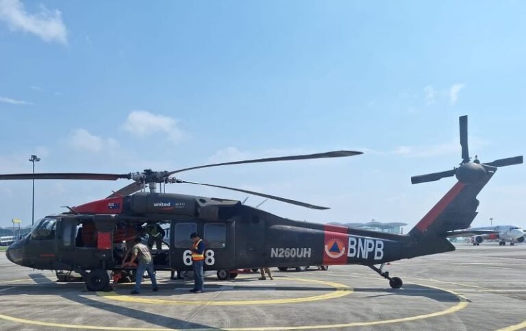 Tangani Karhutla di Aceh Selatan, BNPB Kerahkan Helikopter Black Hawk