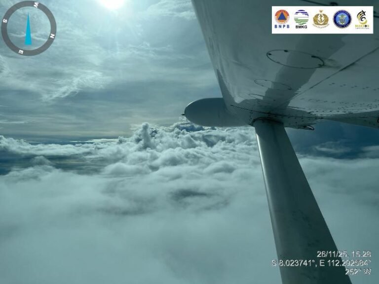 BMKG dan BNPB Gelar OMC Antisipasi Banjir Lahar Dingin Pasca Erupsi Gunung Semeru