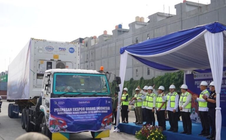 Indonesia Ekspor 10 Kontainer Udang Bebas Cesium 137 ke Amerika Serikat