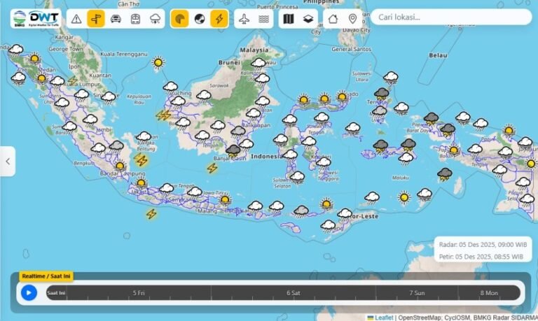Hujan Masih Mendominasi Sepekan ke Depan, BMKG Imbau Masyarakat Waspada