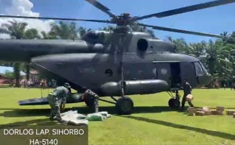 BNPB Distribusikan Bantuan Darurat Melalui Operasi Udara di Sumut