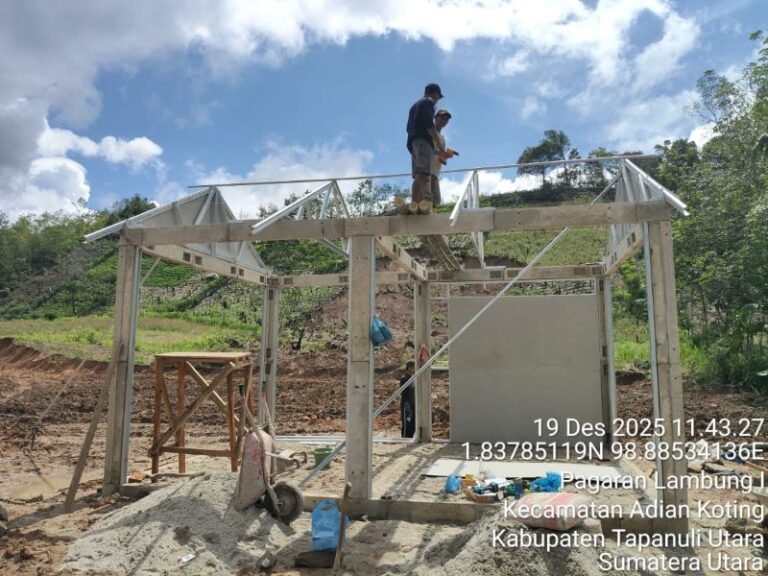 BNPB Percepat Pembangunan Huntap dan Huntara di Tapanuli Utara