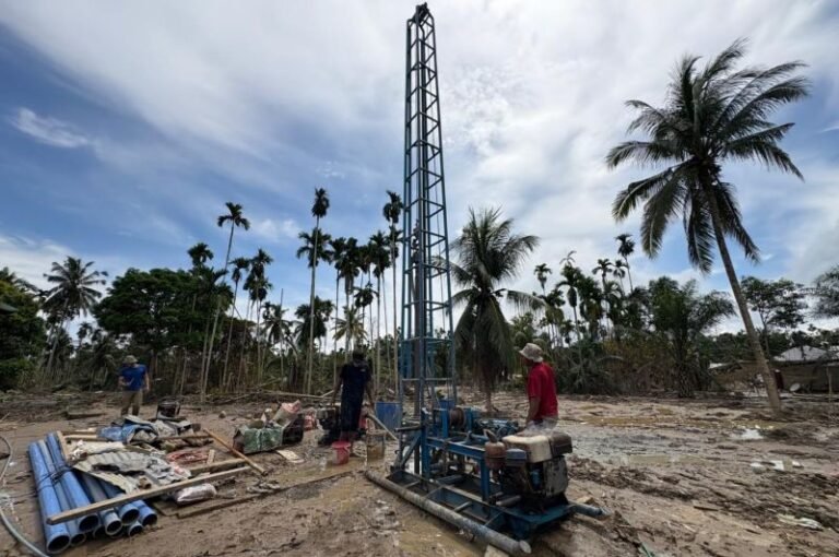 Pemerintah Buat Sumur Bor untuk Pemenuhan Air Bersih di Langkahan