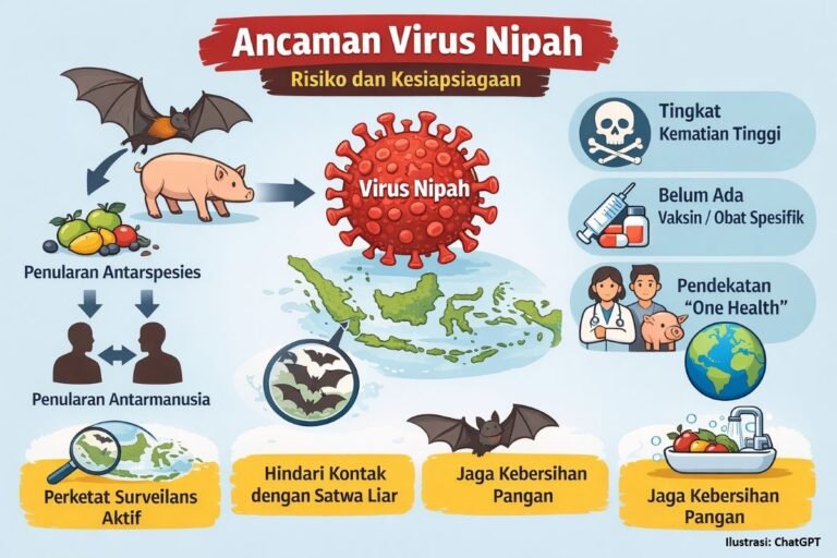Virus Nipah Mengintai, BRIN Tekankan Pentingnya Pendekatan One Health