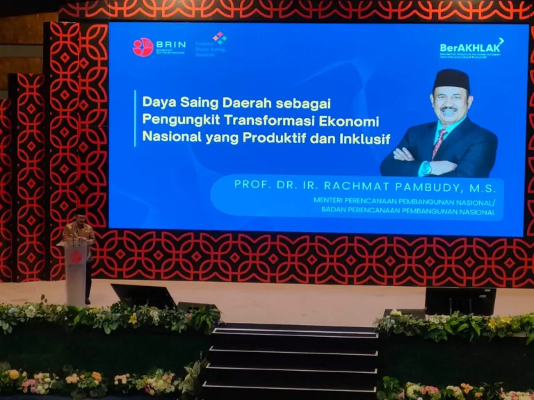 Kepala Bappenas: Daya Saing Daerah Perkuat Fondasi Pembangunan Nasional