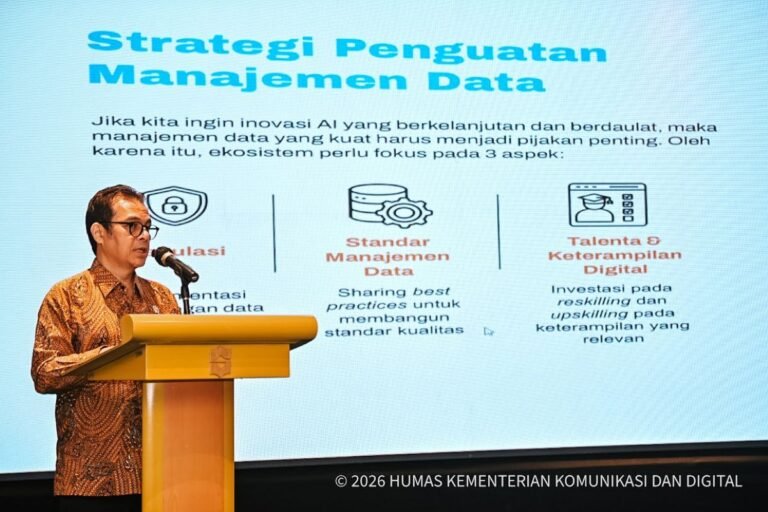 Lindungi Publik dari Risiko AI, Nezar Patria Soroti Pentingnya Standar Data Nasional