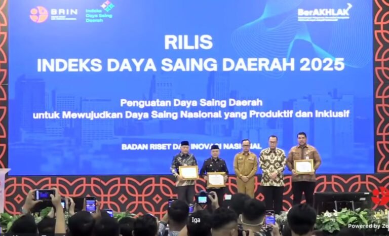 BRIN Luncurkan Indeks Daya Saing Daerah 2025