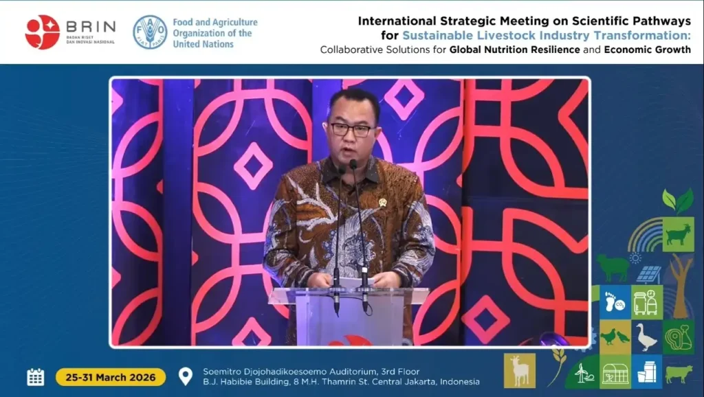 BRIN dan FAO Perkuat Kolaborasi untuk Transformasi Industri Peternakan Berbasis Sains