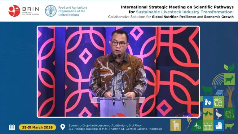 BRIN dan FAO Perkuat Kolaborasi untuk Transformasi Industri Peternakan Berbasis Sains