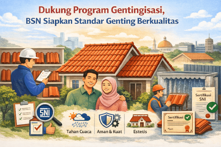 Dukung Program Gentingisasi, BSN Siapkan Standar Genting Berkualitas