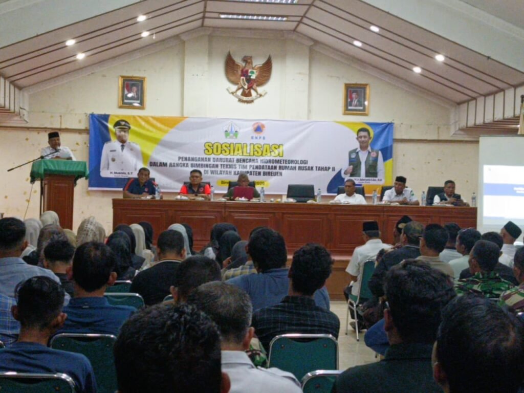 212 Enumerator Ikuti Bimtek Bantuan Stimulan Rumah Rusak Tahap Dua Wilayah Bireuen